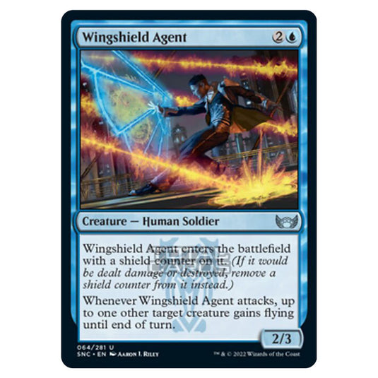 Magic The Gathering - Streets of New Capenna - Wingshield Agent - 64/281