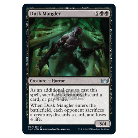 Magic The Gathering - Streets of New Capenna - Dusk Mangler - 77/281