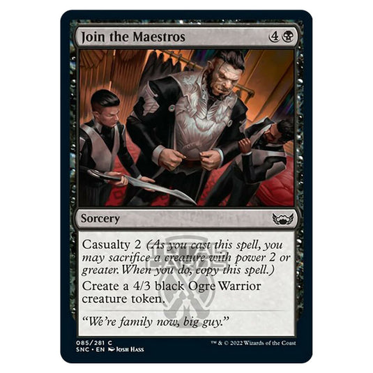 Magic The Gathering - Streets of New Capenna - Maestros Initiate - 86/281