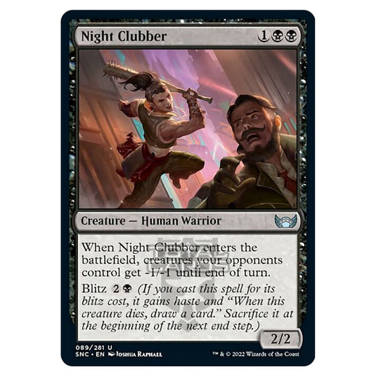 Magic The Gathering - Streets of New Capenna - Night Clubber - 89/281