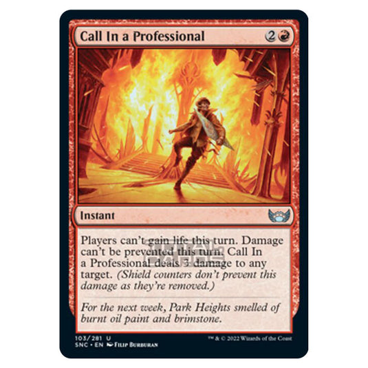 Magic The Gathering - Streets of New Capenna - Call In a Professional - 103/281