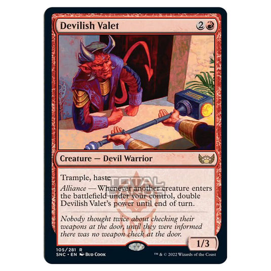 Magic The Gathering - Streets of New Capenna - Devilish Valet - 105/281