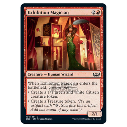 Magic The Gathering - Streets of New Capenna - Exhibition Magician - 106/281