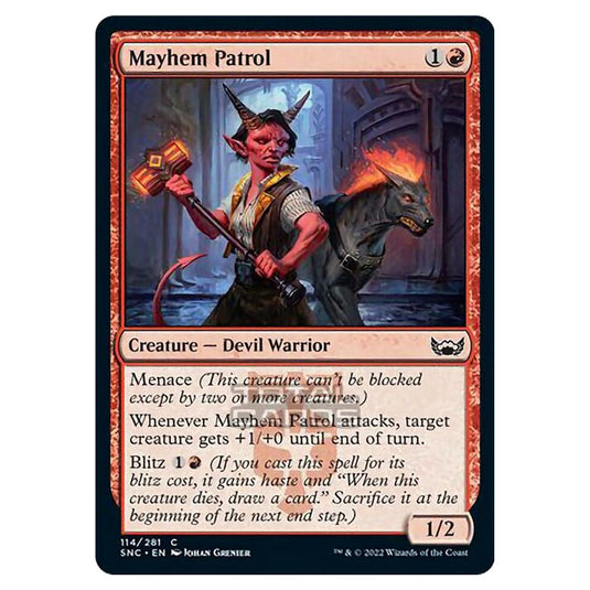 Magic The Gathering - Streets of New Capenna - Mayhem Patrol - 114/281