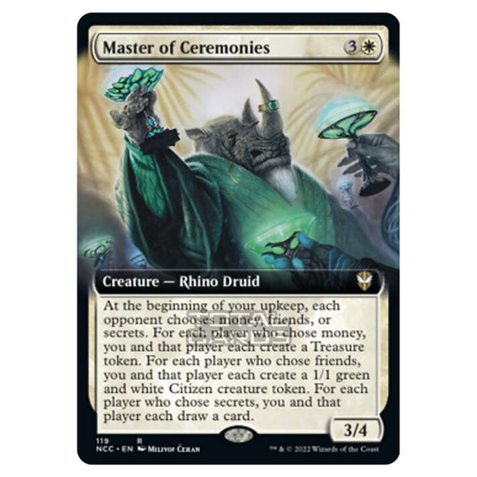 Magic The Gathering - Streets of New Capenna - Master of Ceremonies - 119/93