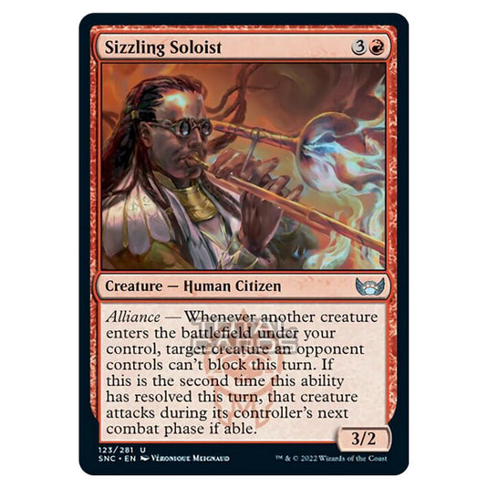 Magic The Gathering - Streets of New Capenna - Sizzling Soloist - 123/281