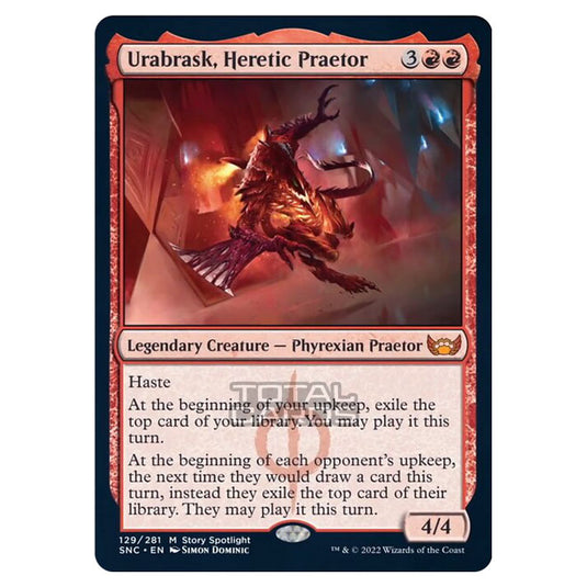 Magic The Gathering - Streets of New Capenna - Urabrask, Heretic Praetor - 129/281