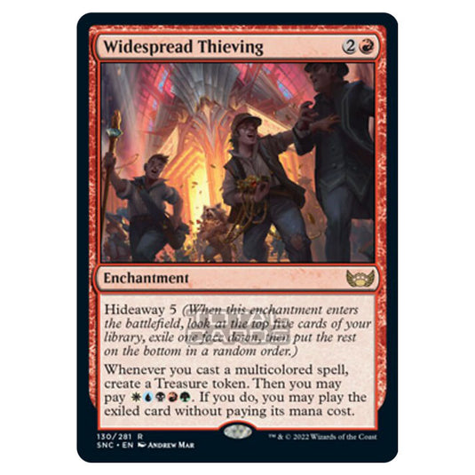 Magic The Gathering - Streets of New Capenna - Widespread Thieving - 130/281