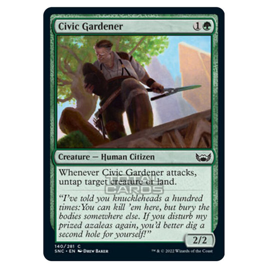 Magic The Gathering - Streets of New Capenna - Civic Gardener - 140/281