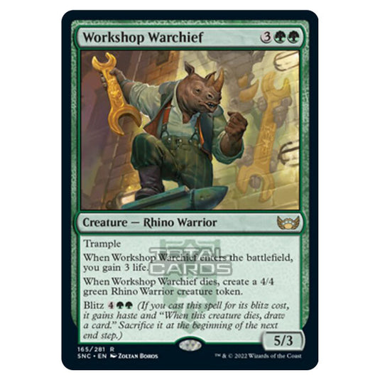 Magic The Gathering - Streets of New Capenna - Workshop Warchief - 165/281