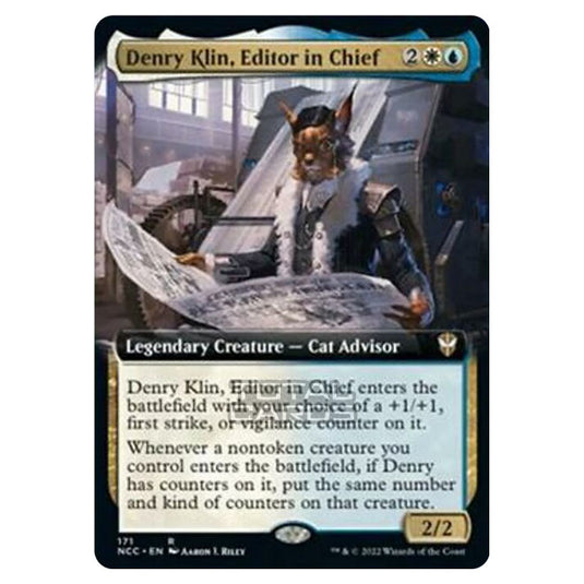 Magic The Gathering - Streets of New Capenna - Denry Klin, Editor in Chief - 171/93