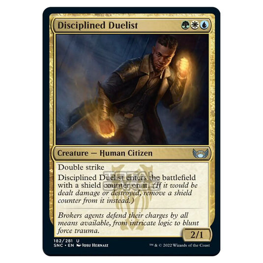 Magic The Gathering - Streets of New Capenna - Disciplined Duelist - 182/281