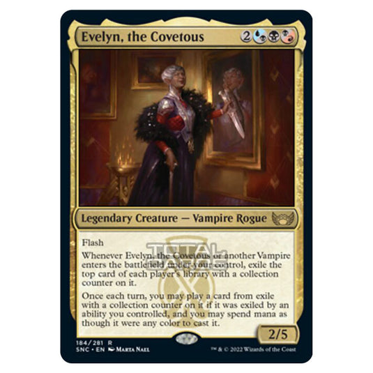 Magic The Gathering - Streets of New Capenna - Evelyn, the Covetous - 184/281