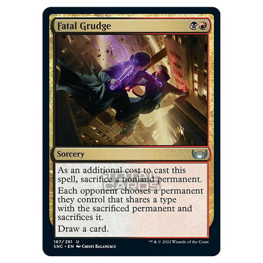 Magic The Gathering - Streets of New Capenna - Fatal Grudge - 187/281