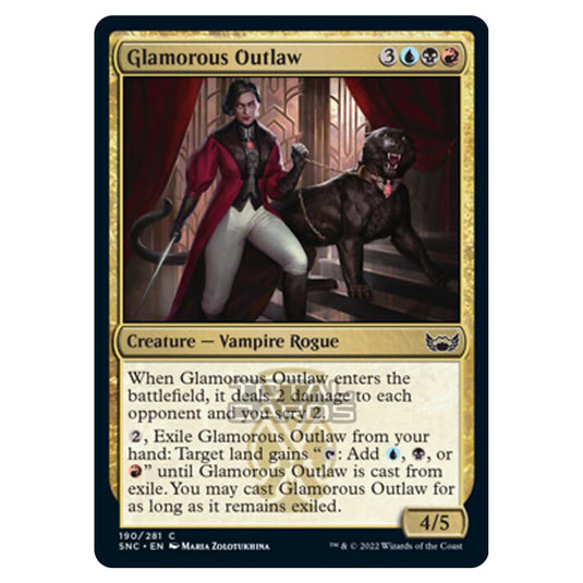 Magic The Gathering - Streets of New Capenna - Glamorous Outlaw - 190/281