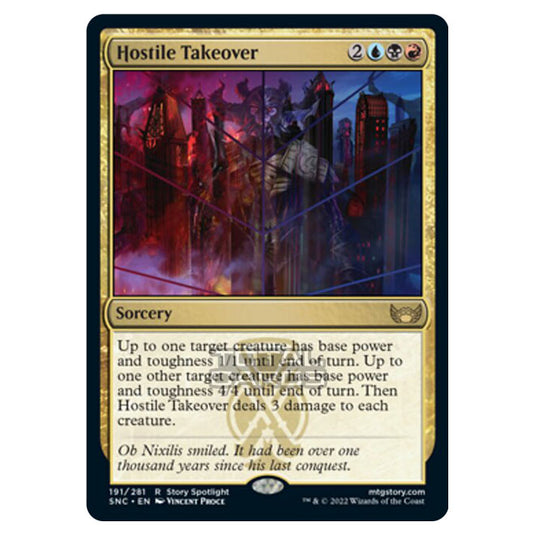 Magic The Gathering - Streets of New Capenna - Hostile Takeover - 191/281