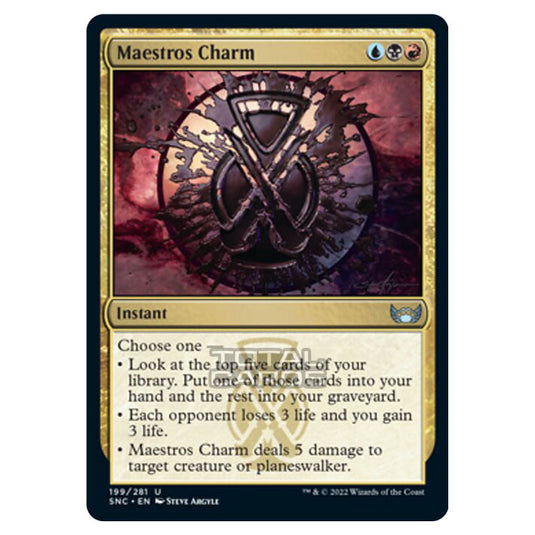 Magic The Gathering - Streets of New Capenna - Maestros Charm - 199/281