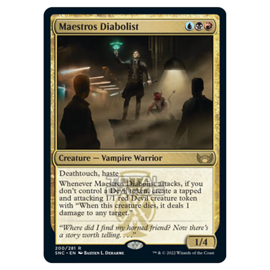 Magic The Gathering - Streets of New Capenna - Maestros Diabolist - 200/281