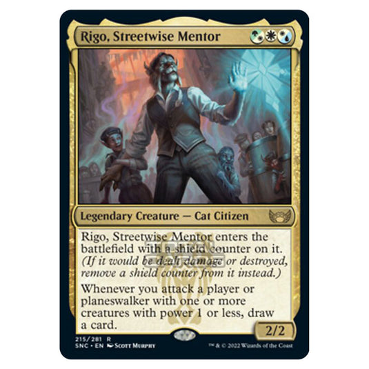 Magic The Gathering - Streets of New Capenna - Rigo, Streetwise Mentor - 215/281