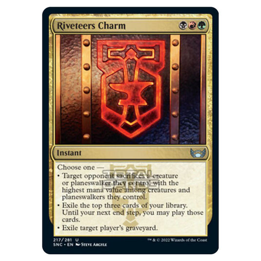 Magic The Gathering - Streets of New Capenna - Riveteers Charm - 217/281