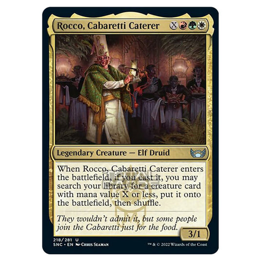 Magic The Gathering - Streets of New Capenna - Rocco, Cabaretti Caterer - 218/281