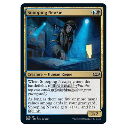 Magic The Gathering - Streets of New Capenna - Snooping Newsie - 222/281