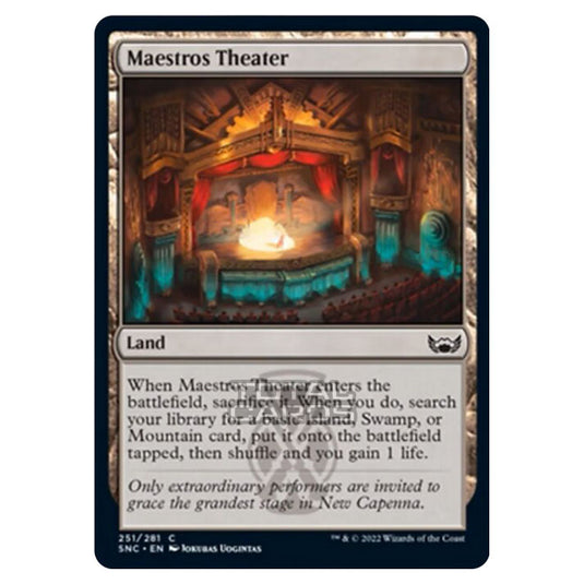 Magic The Gathering - Streets of New Capenna - Maestros Theater - 251/281