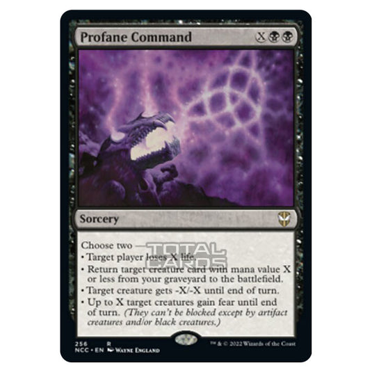 Magic The Gathering - Streets of New Capenna - Profane Command - 256/93