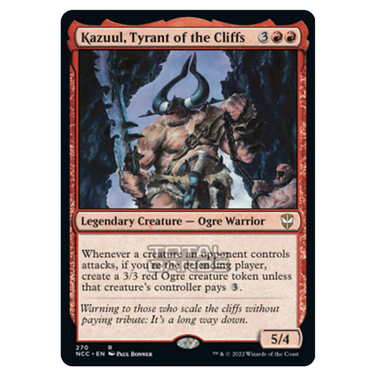 Magic The Gathering - Streets of New Capenna - Kazuul, Tyrant of the Cliffs - 270/93