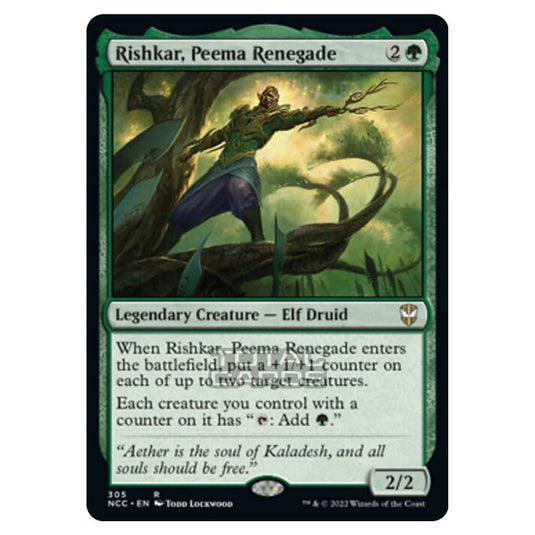 Magic The Gathering - Streets of New Capenna - Rishkar, Peema Renegade - 305/93