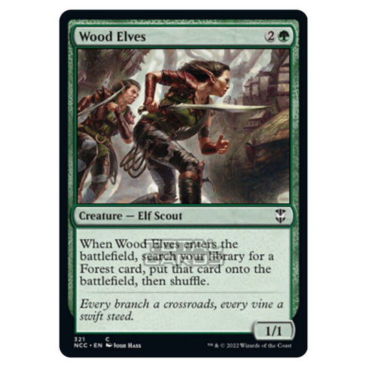 Magic The Gathering - Streets of New Capenna - Wood Elves - 321/93