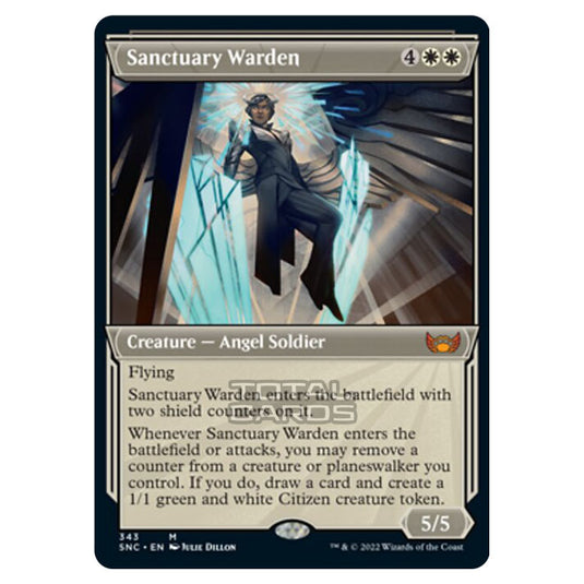 Magic The Gathering - Streets of New Capenna - Sanctuary Warden - 343/281