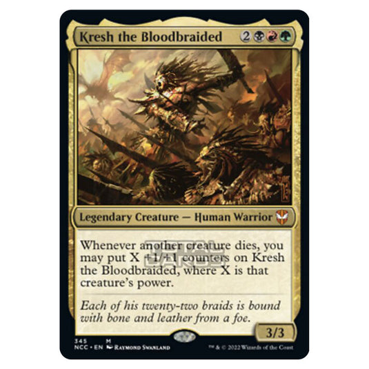 Magic The Gathering - Streets of New Capenna - Kresh the Bloodbraided - 345/93