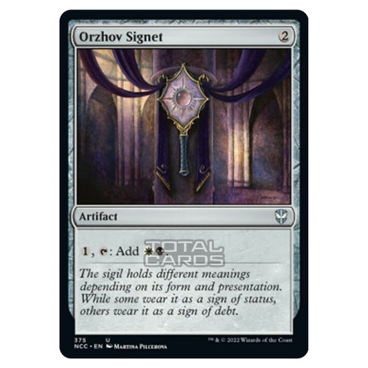 Magic The Gathering - Streets of New Capenna - Orzhov Signet - 375/93