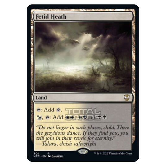 Magic The Gathering - Streets of New Capenna - Fetid Heath - 401/93