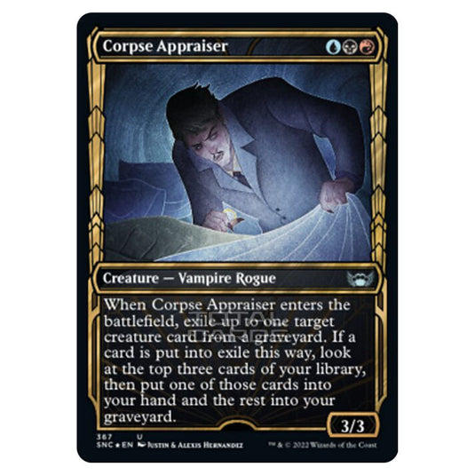 Magic The Gathering - Streets of New Capenna - Corpse Appraiser - 367/281 (Guilded Foil)