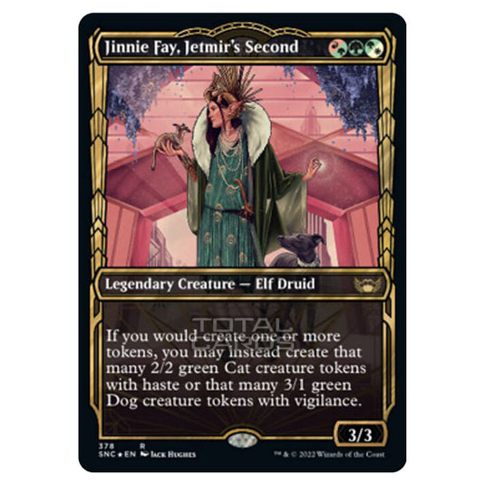 Magic The Gathering - Streets of New Capenna - Jinnie Fay, Jetmir's Second - 378/281 (Guilded Foil)