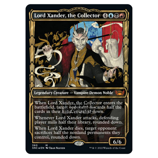 Magic The Gathering - Streets of New Capenna - Lord Xander, the Collector - 380/281 (Guilded Foil)