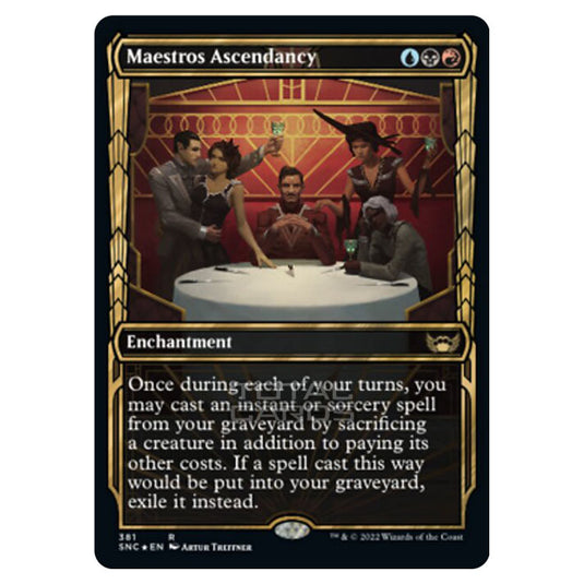 Magic The Gathering - Streets of New Capenna - Maestros Ascendancy - 381/281 (Guilded Foil)