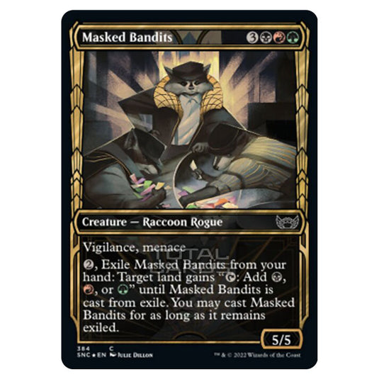 Magic The Gathering - Streets of New Capenna - Masked Bandits - 384/281 (Guilded Foil)