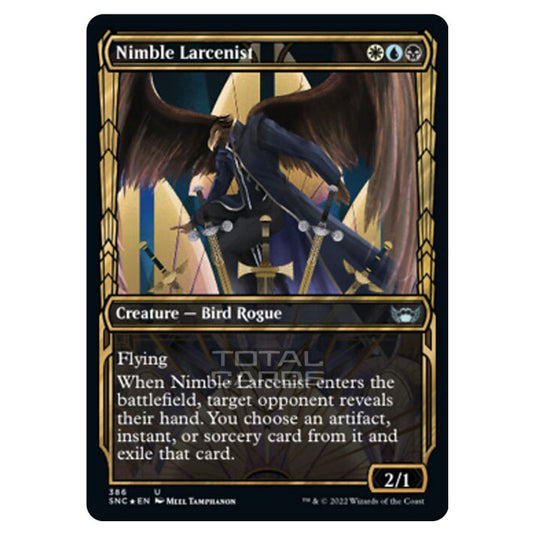 Magic The Gathering - Streets of New Capenna - Nimble Larcenist - 386/281 (Guilded Foil)