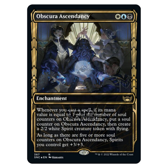 Magic The Gathering - Streets of New Capenna - Obscura Ascendancy - 387/281 (Guilded Foil)