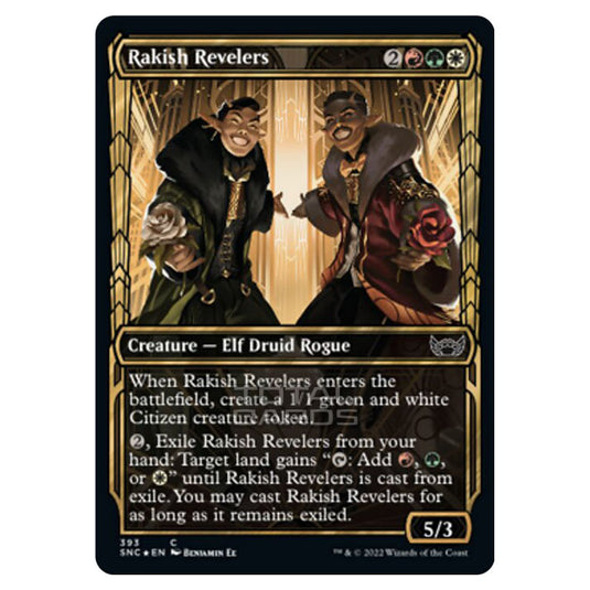 Magic The Gathering - Streets of New Capenna - Rakish Revelers - 393/281 (Guilded Foil)