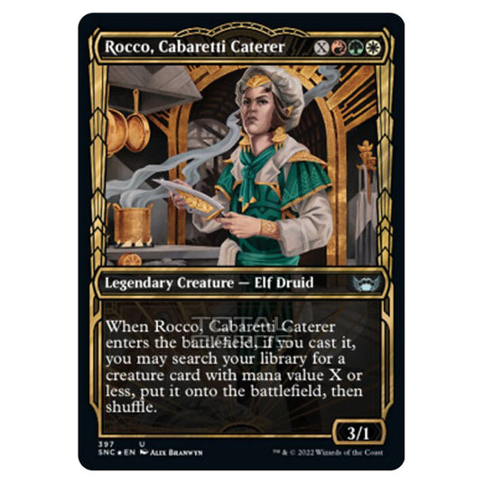 Magic The Gathering - Streets of New Capenna - Rocco, Cabaretti Caterer - 397/281 (Guilded Foil)