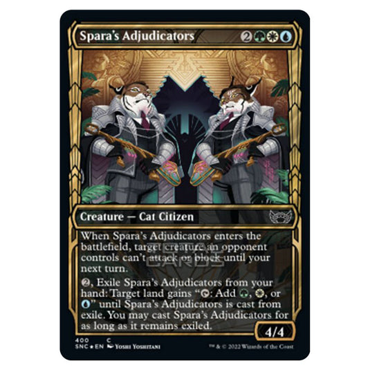 Magic The Gathering - Streets of New Capenna - Spara's Adjudicators - 400/281 (Guilded Foil)