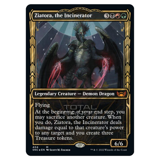 Magic The Gathering - Streets of New Capenna - Ziatora, the Incinerator - 404/281 (Guilded Foil)