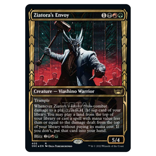 Magic The Gathering - Streets of New Capenna - Ziatora's Envoy - 405/281 (Guilded Foil)