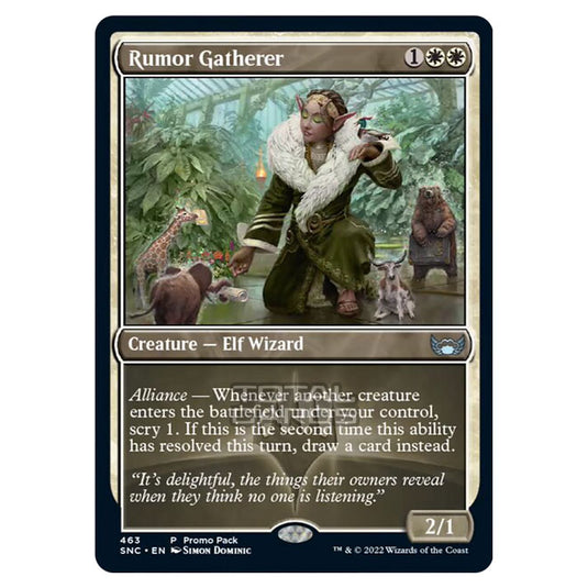 Magic The Gathering - Streets of New Capenna - Rumor Gatherer - 463/281