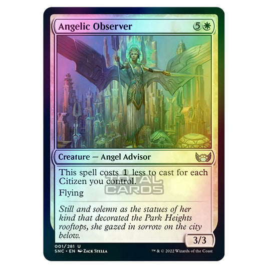 Magic The Gathering - Streets of New Capenna - Angelic Observer - 1/281 (Foil)