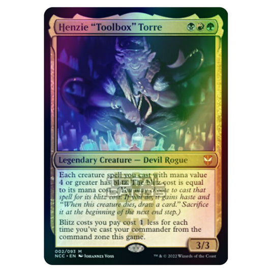 Magic The Gathering - Streets of New Capenna - Henzie Toolbox Torre - Magic The Gathering - Streets of New Capenna - Henzie Toolbox Torre -